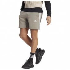 Adidas Essentials French Terry Αθλητική Ανδρική Βερμούδα Silver
